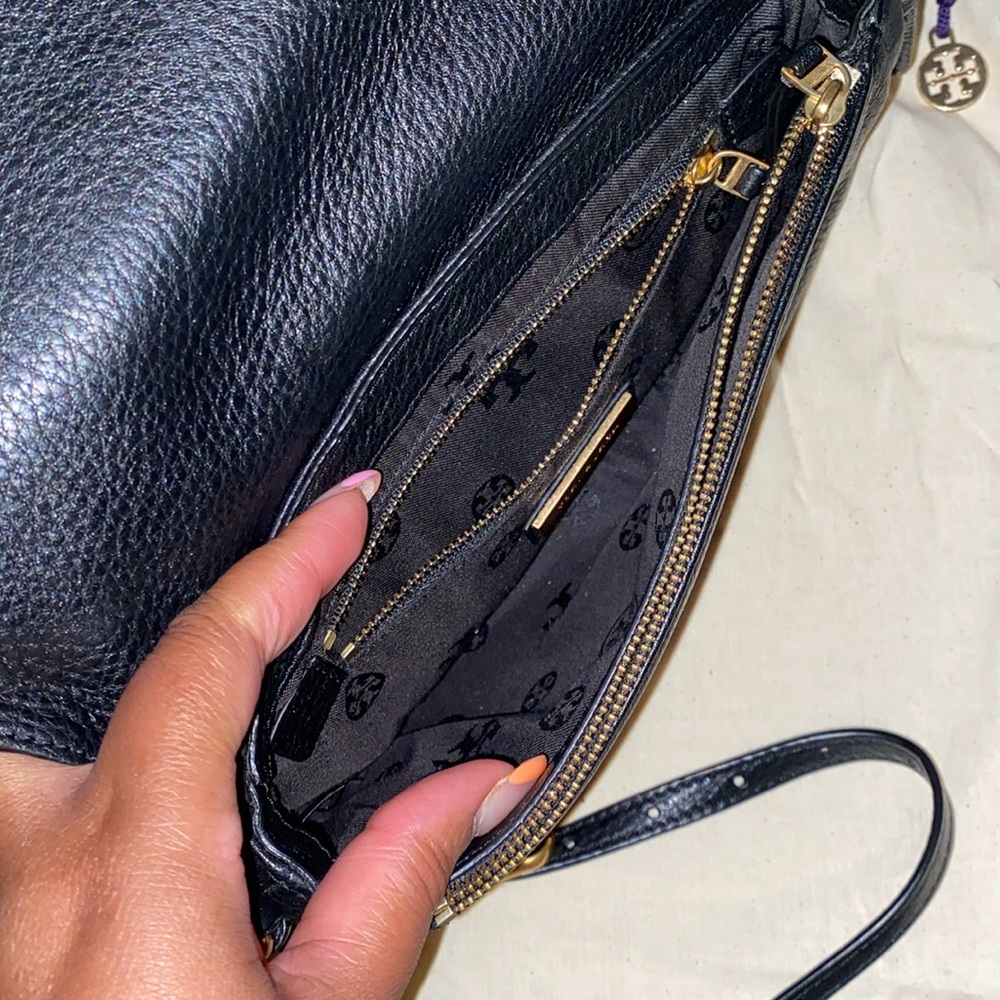 Tory Burch Black Leather Crossbody Bag - Picture 7 of 12
